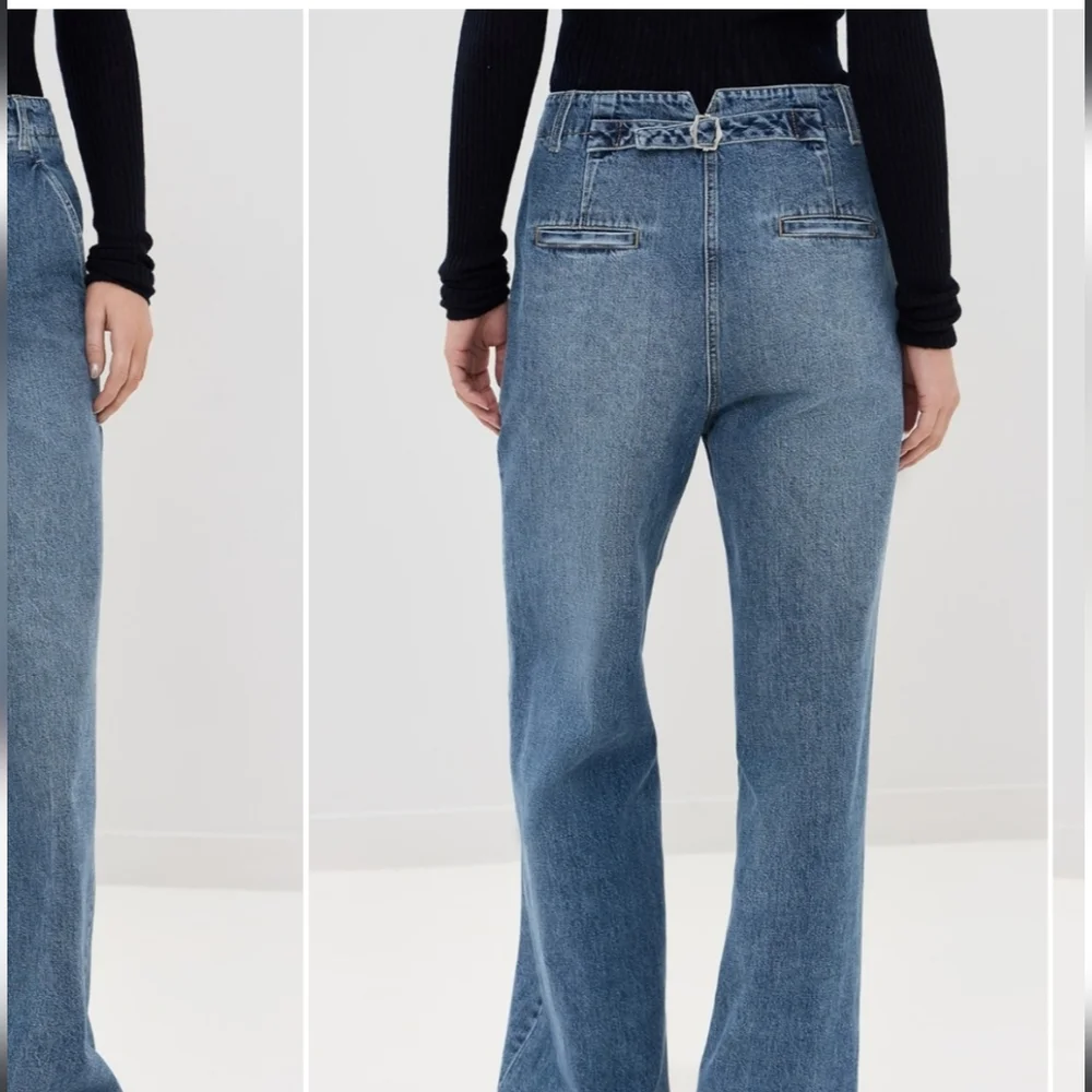 Tibi Barry Jean in Blue and White - Picture 4 of 4